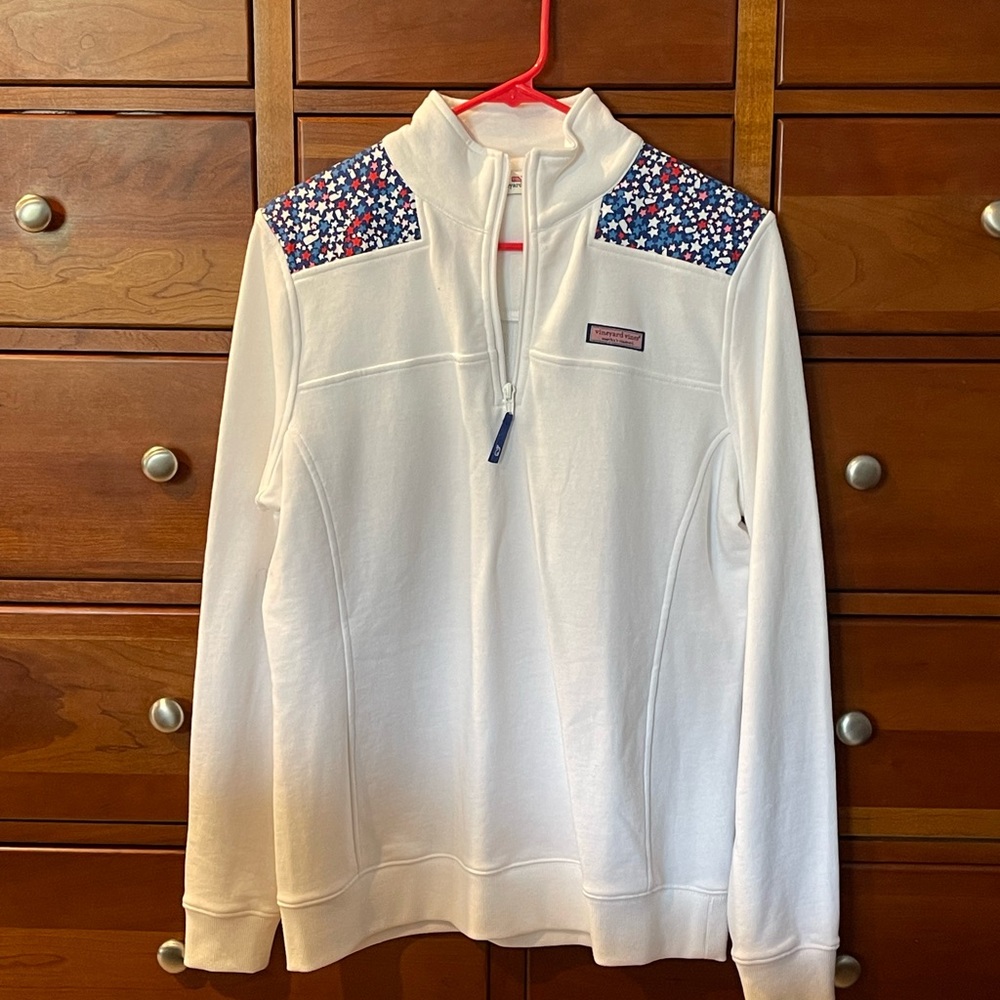VINEYARD VINES - Ladies 1/4 zip sweatshirt size Medium